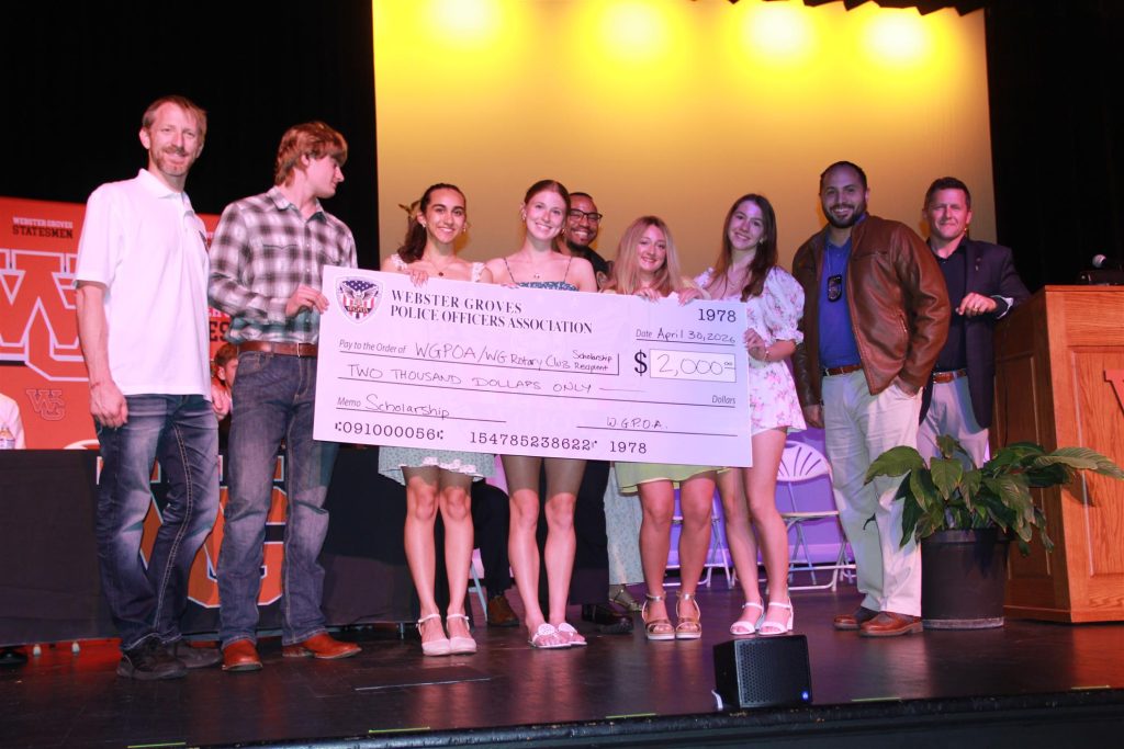 Webster Groves Rotary 2026 scholarship presentation